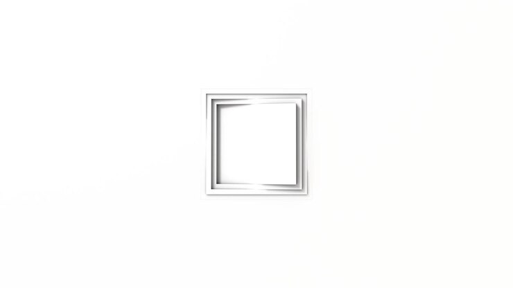 Gyroscopic ring elements rotating Square with alpha