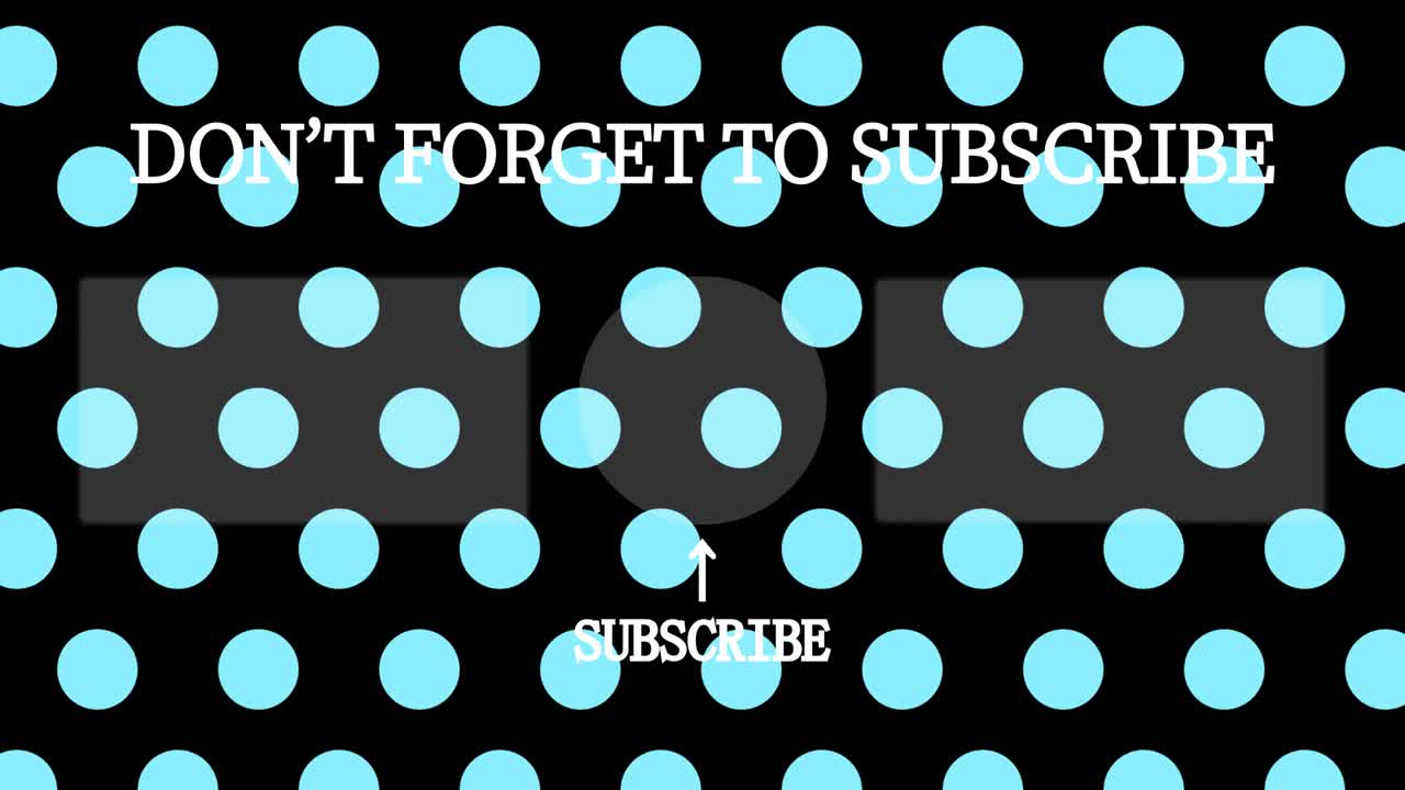 Small dot background end card ending screen motion graphics