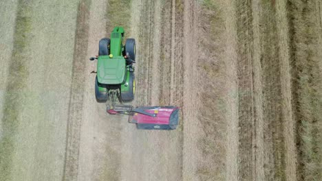 top view of reseeding fields at sdot negev, israel