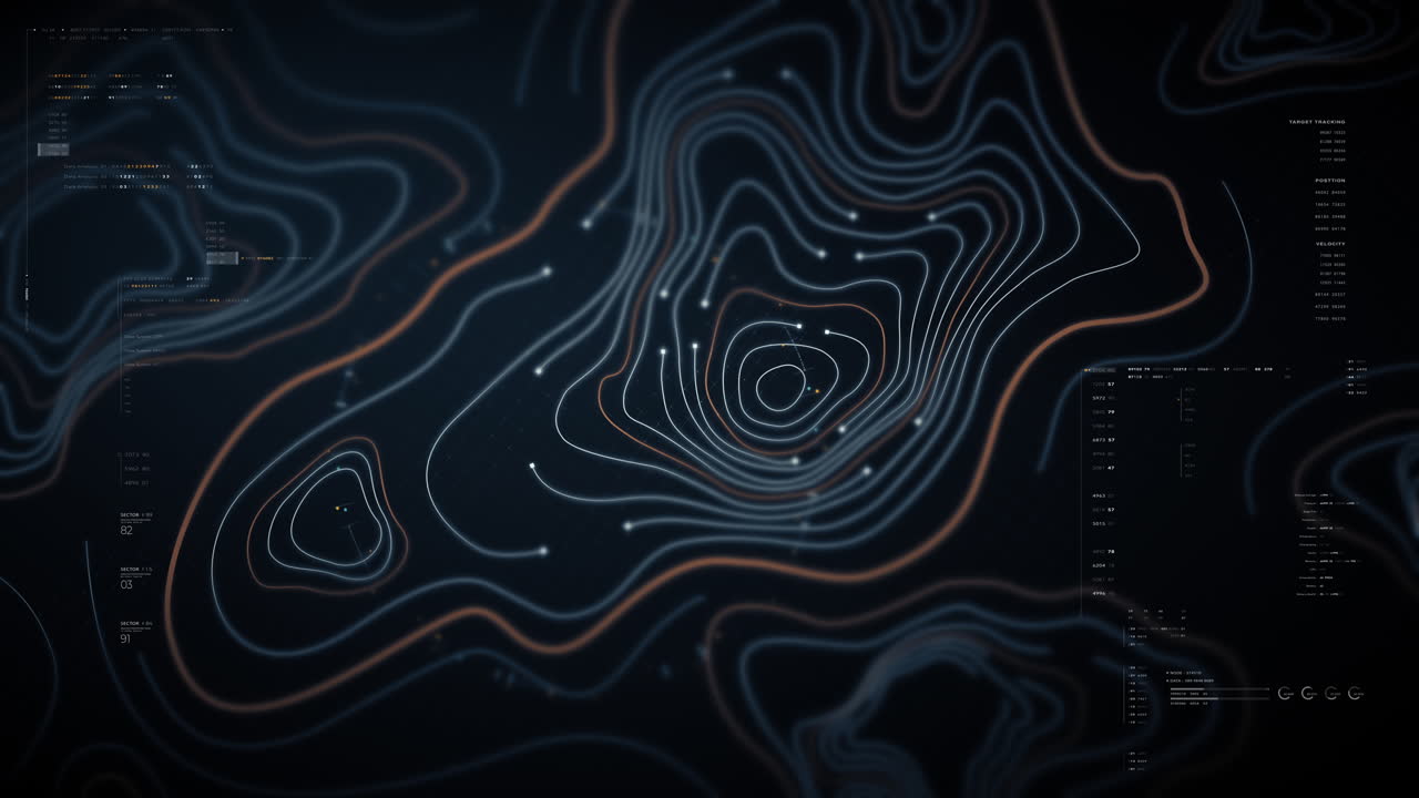 미래의 홀로그램 지형 토폴로지 헤드업 스크린 디스플레이, 고급 전술 내비게이션과 실시간 환경 데이터를 제공합니다.