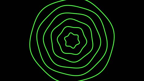 circles that duplicates and expands in concentric waves.
