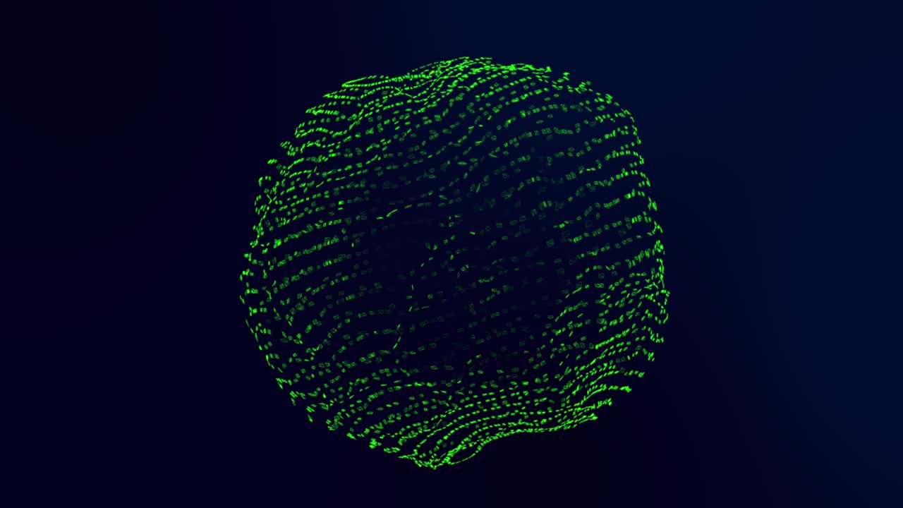 Digital audio equalizer, 4K Simple equalizer looping, 4K Digital wave equalizer Blue background, Strobe Light, Ball of Moving Particles