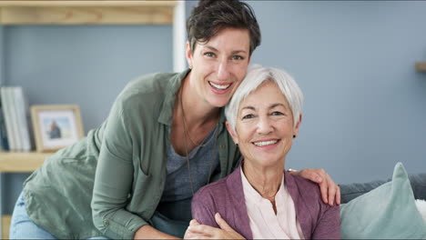 mother and daughter portrait