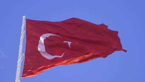 la bandera turca.