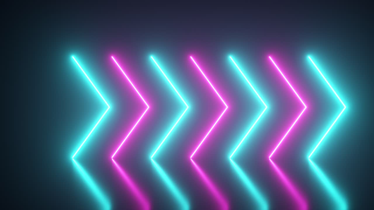 Neon Arrows Background