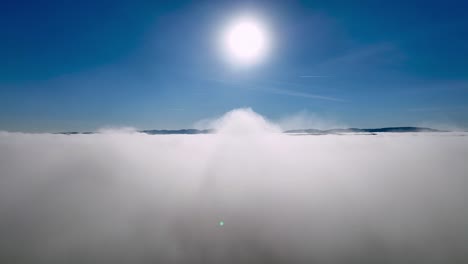 Fog-and-Clouds-in-Wilkes-County-NC,-Wilkesboro-and-North-Wilkesboro-NC