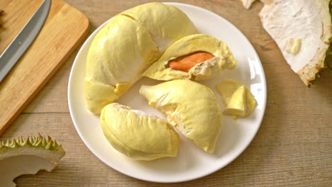 durian riped and fresh ,durian peel