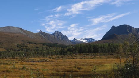 landscape view of some mountains in ørsta, norway