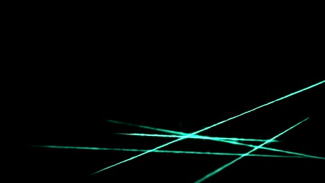 background animation of flowing streaks of light, green line,