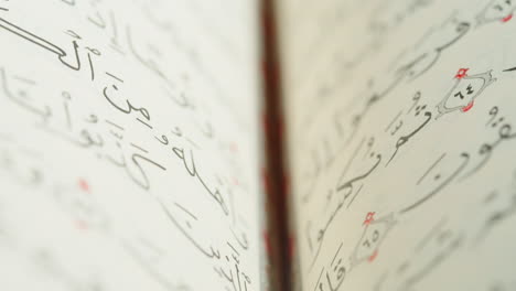 quran book close-up, praying, islamic religion. religious holiday ramadan, holy month. worship, making traditional prayer to god