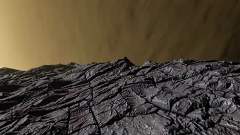 paisaje de un planeta alienígena