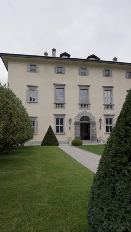 elegant italian villa exterior