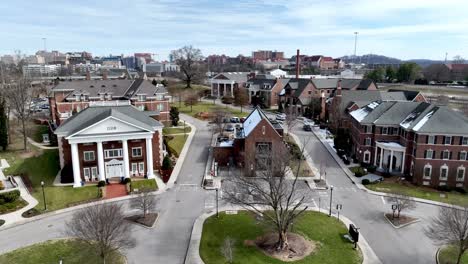 aerial push in sorority village at university of tennessee