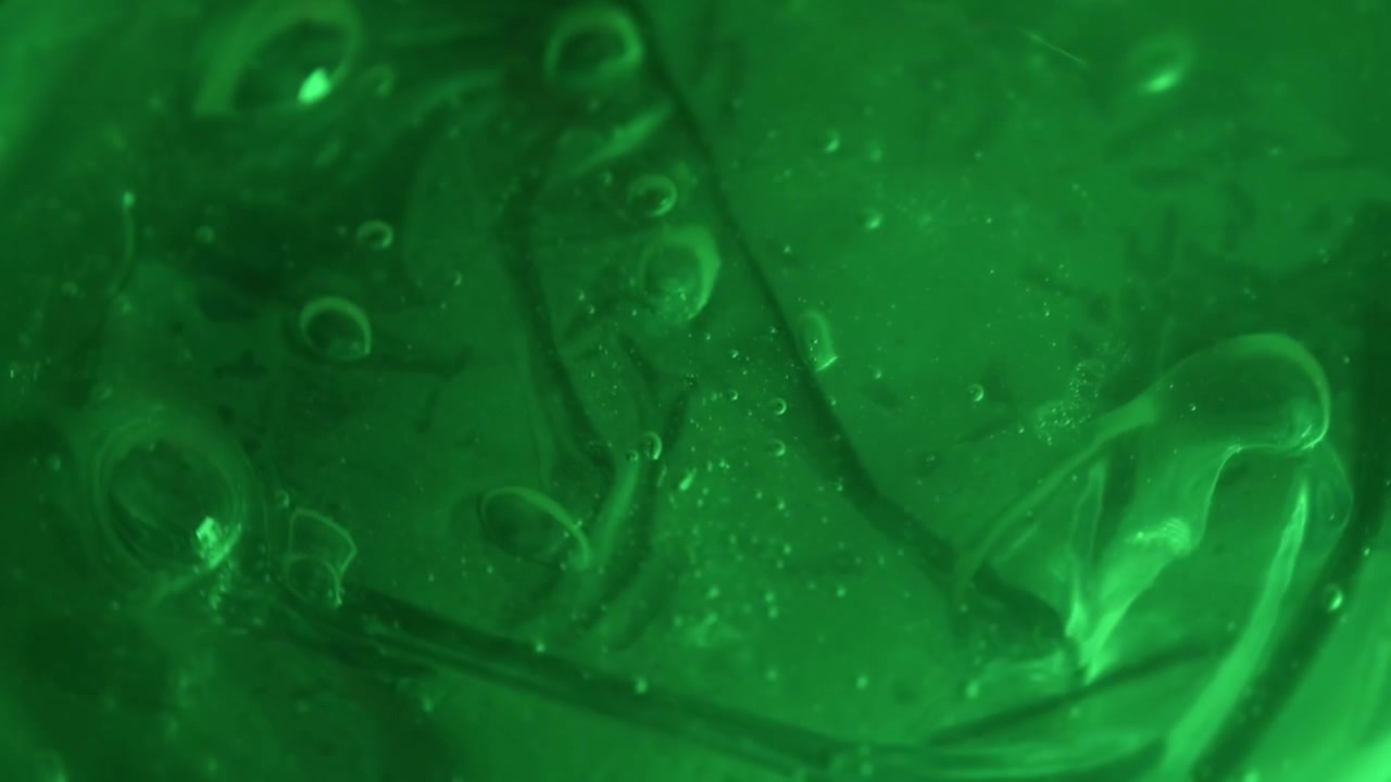 Texture di gel cosmetico verde