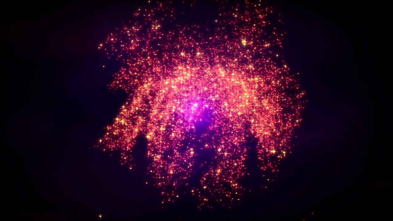 New Year 2020 loopable background Animation