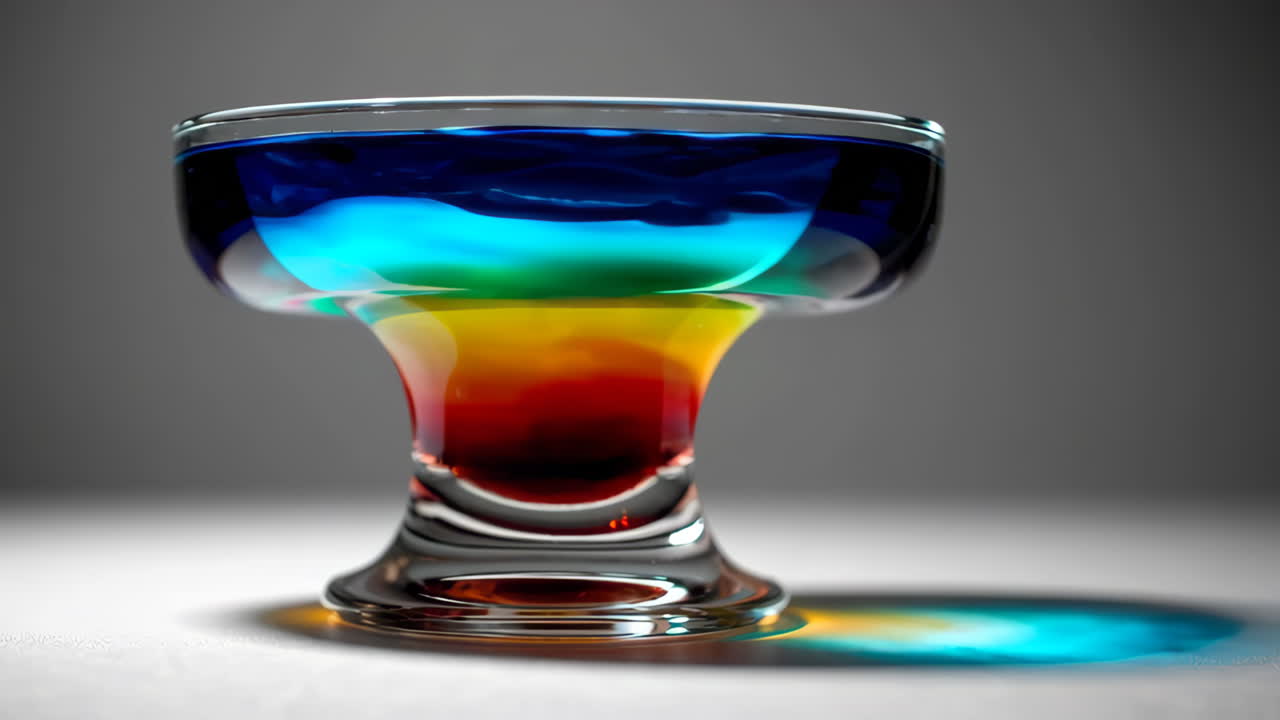 Rainbow Layered Cocktail