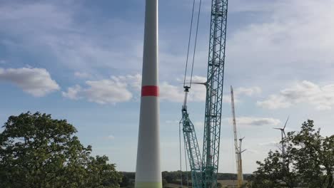 德國北部一個小鎮附近建造了一座大型風力發電廠,