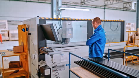 people work in modern workshop