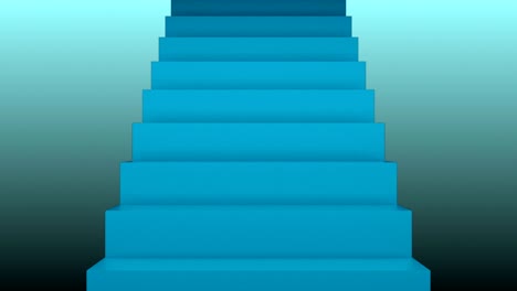 many stairs, 3d rendering backdrop with staircases, computer generated background