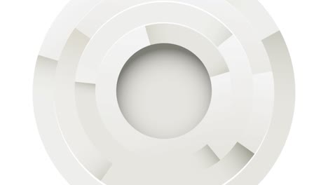 carga de círculo animación de tecnología digital. elementos de estructura futurista diseño conceptual con canal alfa