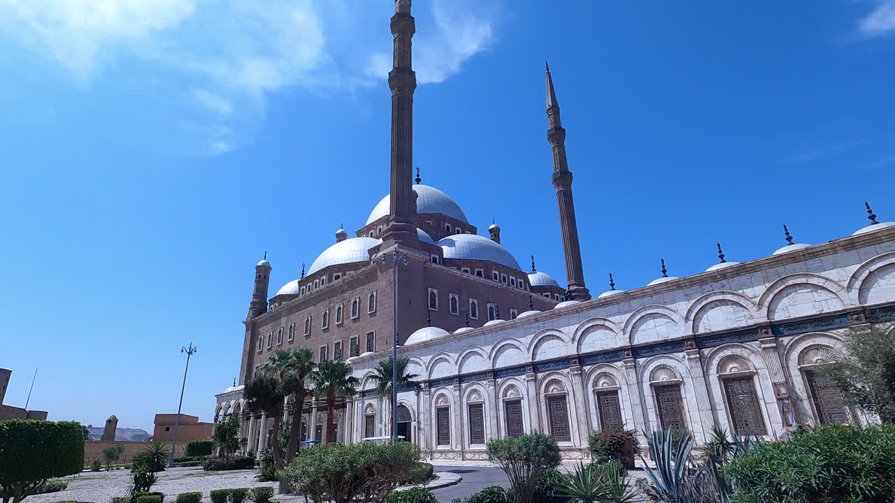 The magnificent Mosque of Muhammad Ali in Cairo, Egypt