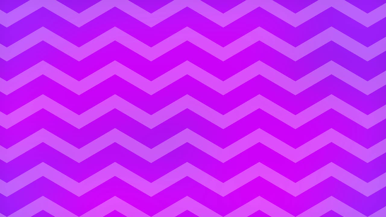 Abstract waves and zigzag pattern, color gradient. Moving background.