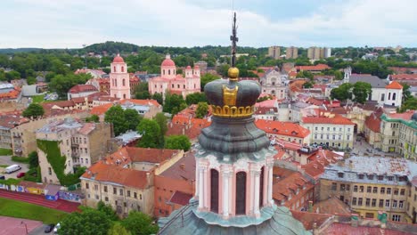 crown roof of st. casimir church is a striking architectural feature, resembling a majestic crown atop the building