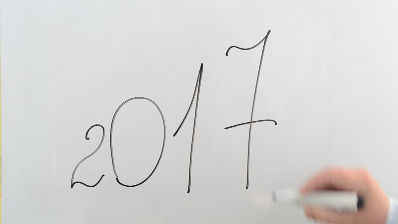 Il programma su base annuale. Tracciamo un segno.