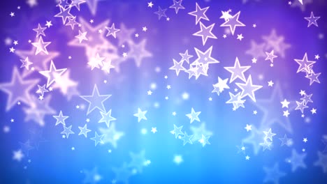 blue glassy stars