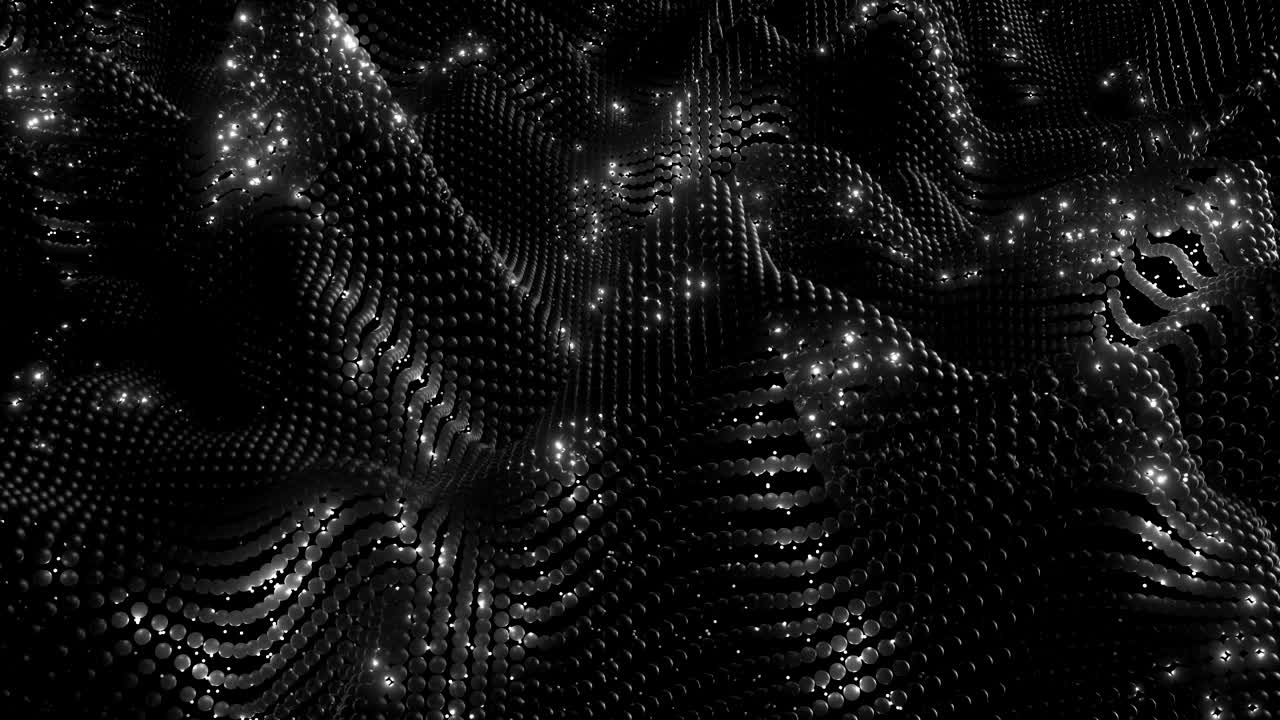 rete neurale astratta da 4k con sinapsi di accensione.