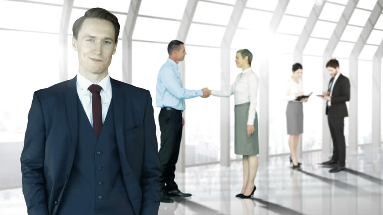 일하는 사업가들