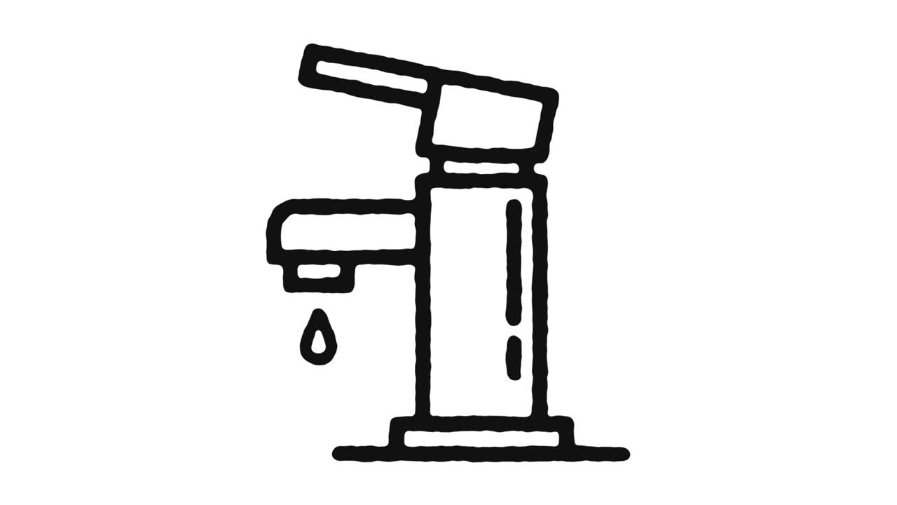 imágenes de animación del icono del grifo y canal alfa