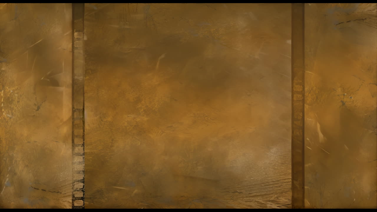 Vintage Grunge Textured Background with Film Strip Effect