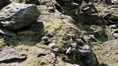 cerca de la formación de piedras rocosas