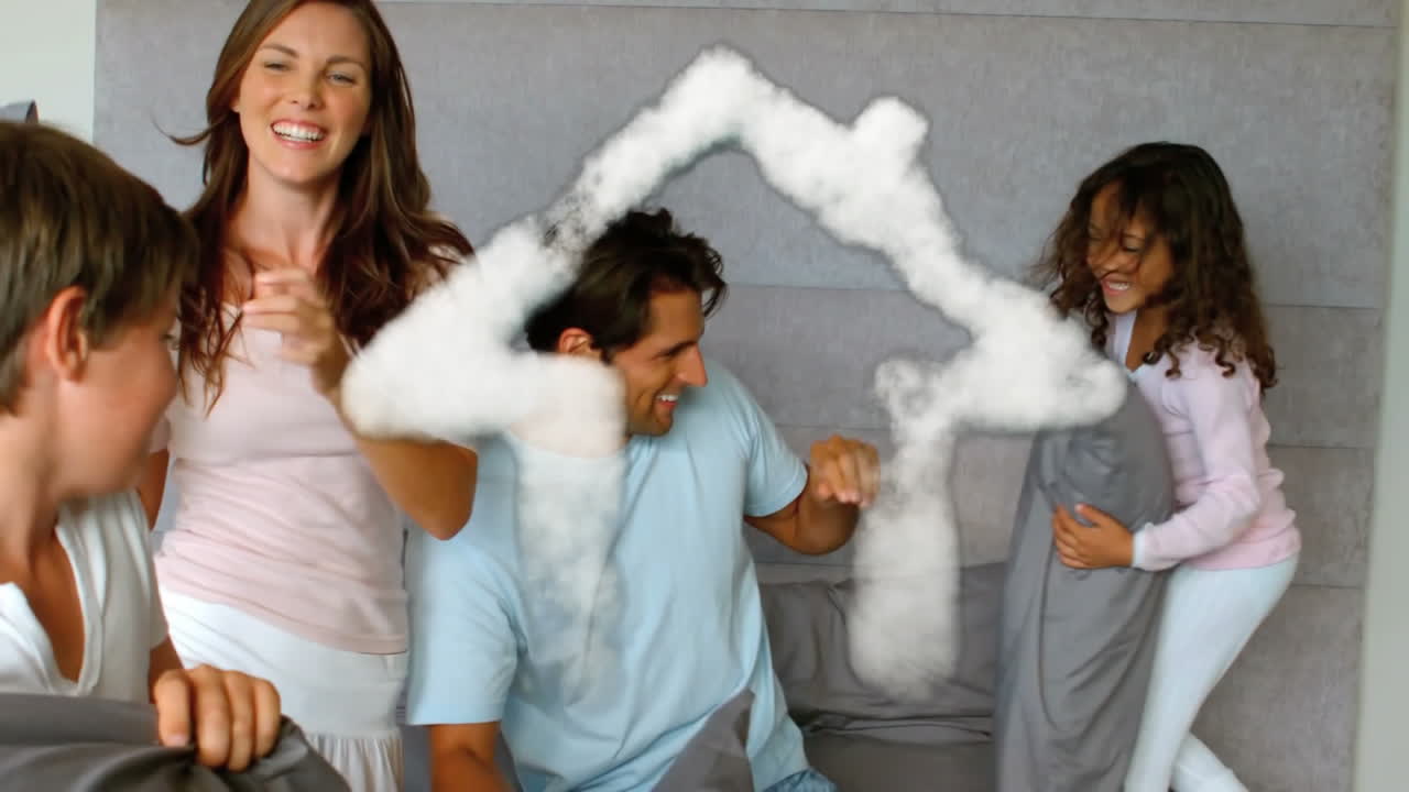 la casa de mis sueños y la familia