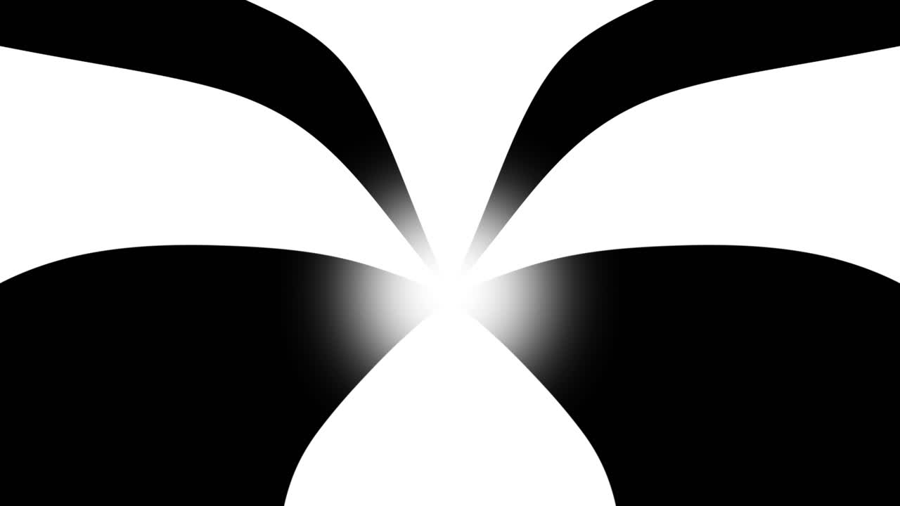 Slow moving striped wave lines warp 2D animated gradient backdrop motion graphics dynamic abstract shapes geometric patterns and visual effects twisting design overlay colours black and white