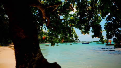 Tropical-empty-beach