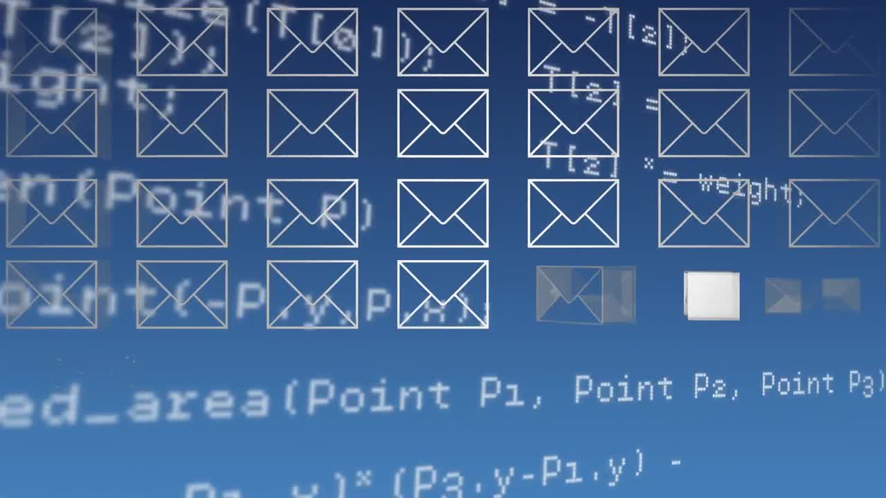 프로그램 코드가 있는 메시지