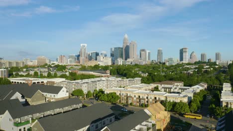 Luftaufnahme-Von-Eigentumswohnungen-In-Charlotte,-North-Carolina