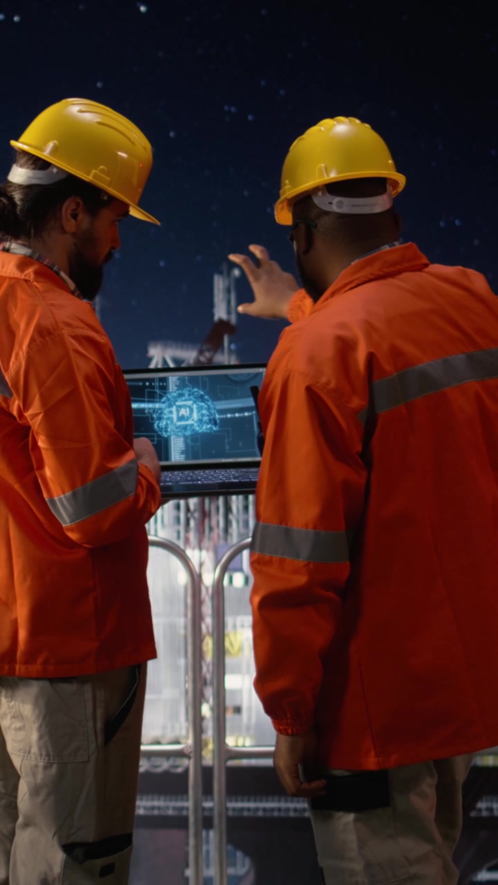 Vertical video Drilling rig team using AI to manage disruptions caused by maritime blockade