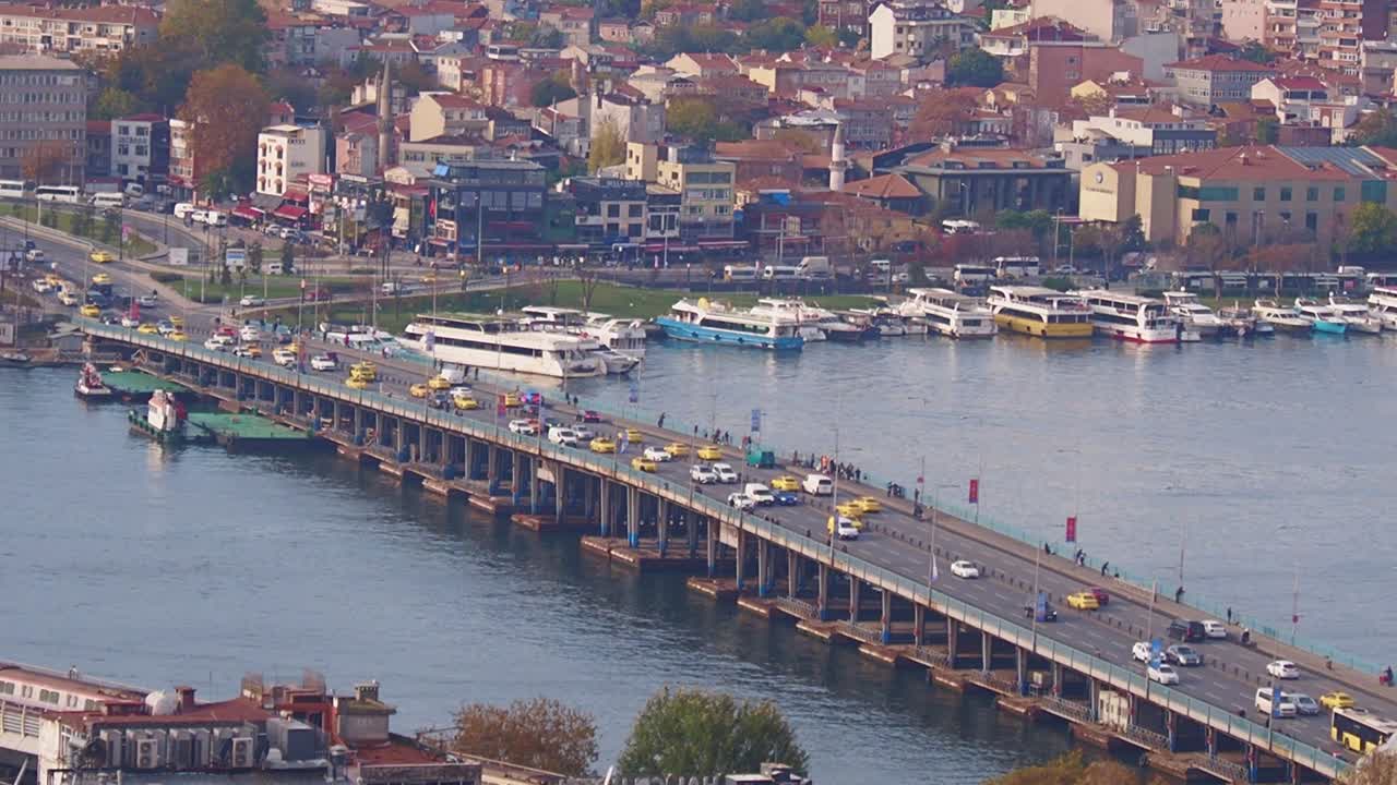 이스탄불 다리 공중 사진