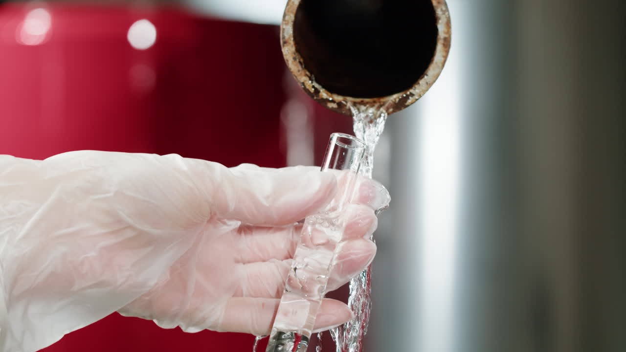 Water Sample Collection and Testing in Laboratory