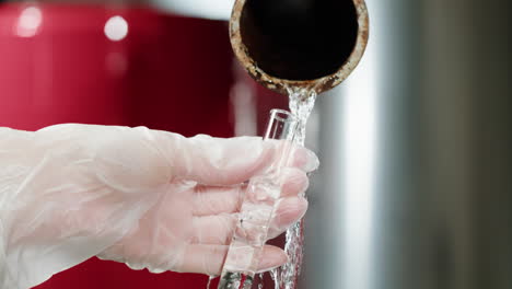 water sample collection and testing in laboratory