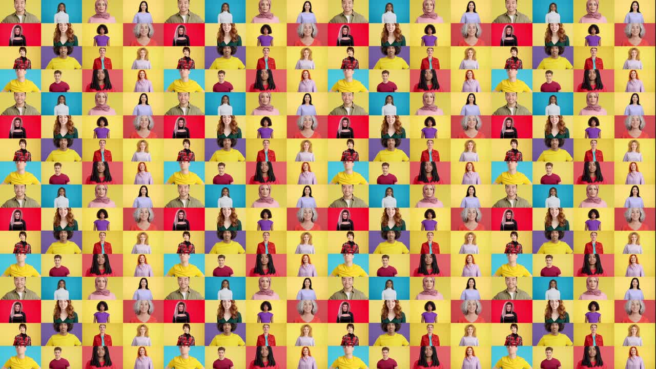 Diverse People Collage