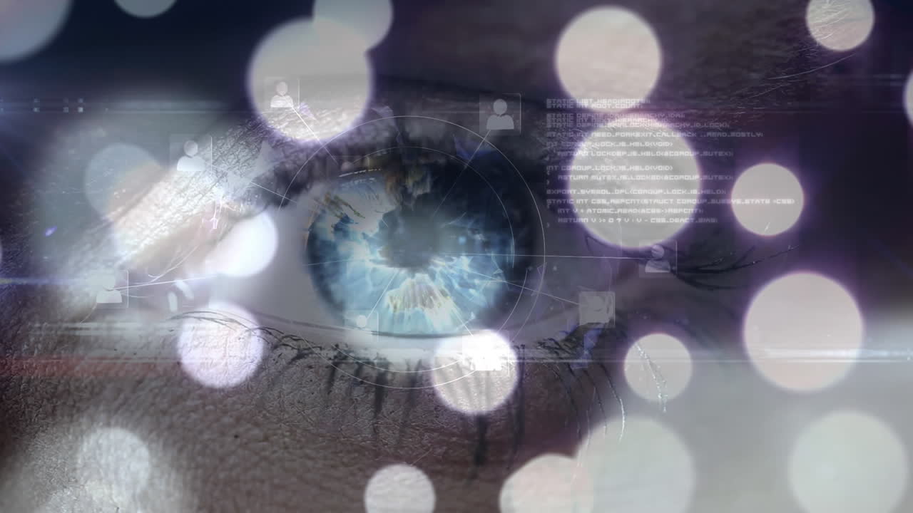 apertura del ojo femenino