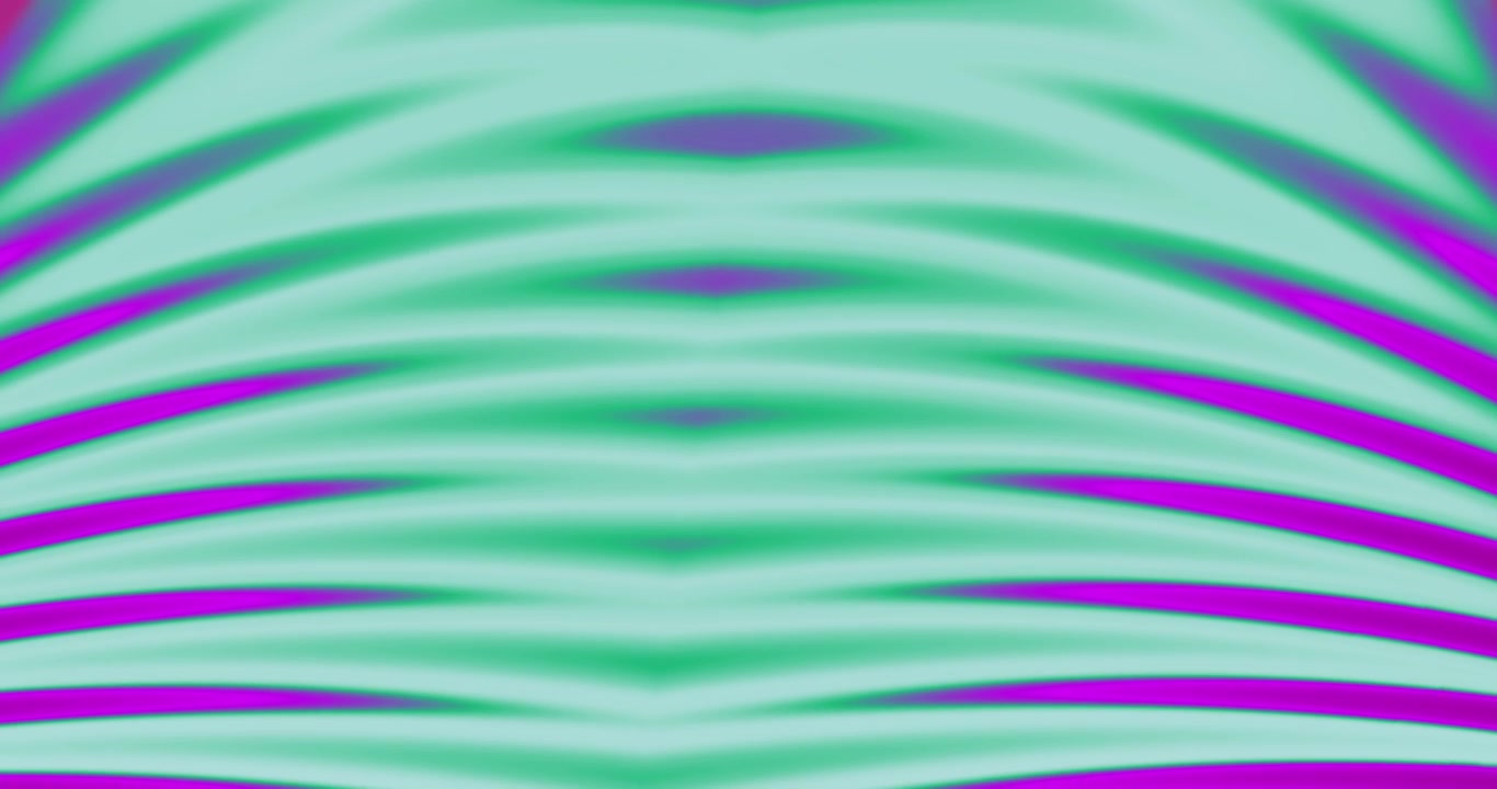 Abstract Motion Background with Pulsing Teal and Purple Waves