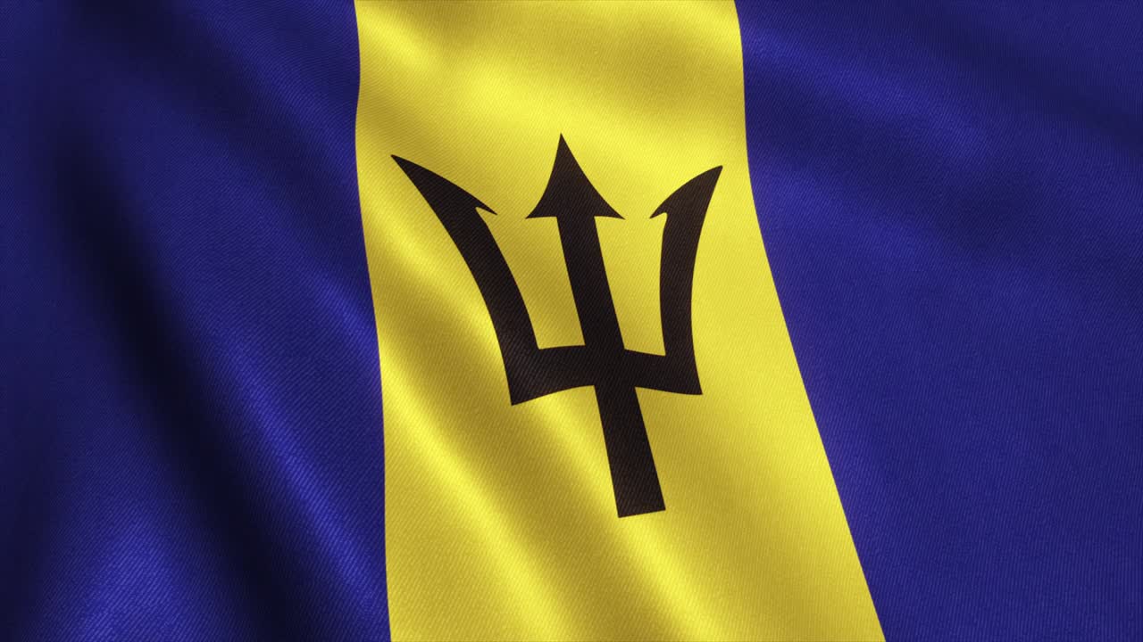el video de la bandera de barbados en 4k