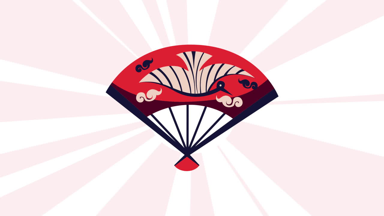 아시아 장식 팬