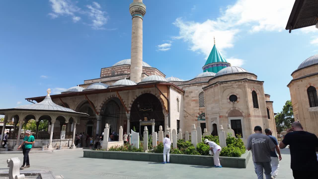 The entrance to the Mevlana Museum invites you on a spiritual journey. This sacred place and symbol of peace preserves the legacy of Rumi, the great poet and mystic