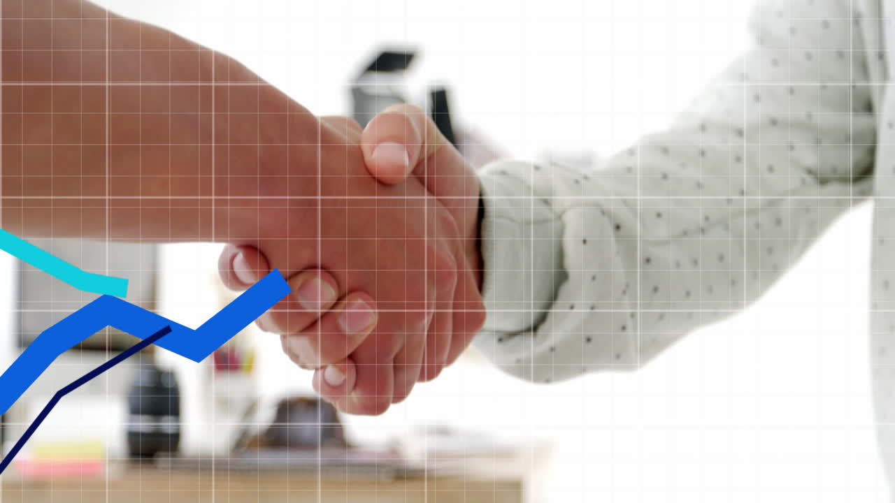 animación de la interfaz digital y el procesamiento de datos financieros sobre personas de negocios